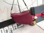 Dior Saddle Bag Replica in Red Smooth Calfskin - Image 6