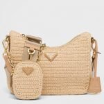 Prada Re-Edition Shoulder Bag Knockoff in Beige - Image 7