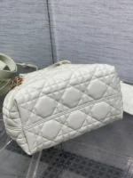 Dior Toujours Small Bag Knockoff in White Macrocannage Calfskin - Image 5