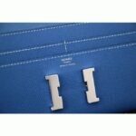 Jean blue knockoff Hermes Constance wallet - Image 5