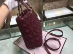 Dior Lady Dior Large Bag Fake in Bordeaux - Image 10