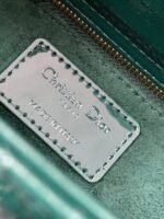 Dior Lady Dior Mini Chain Bag Fake with Chain in Green - Image 6