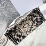 Dior Large Book Tote Bag Replica in Multicolor Tie Embroidery - Image 3