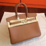 Brown Hermes Birkin 25cm AAAAA Quality Counterfeit