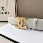 Chanel CC logo leather belt - Image 2