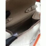 Grey 1:1 replica Hermes Clic wallet with strap - Image 6