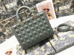Dior Lady Dior Large Bag Replica in Grey - Image 3