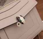 Replica Bvlgari Serpenti Forever Large Shoulder Bag Beige Calfskin - Image 8