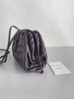 Knockoff Bottega Veneta Mini Pouch with Strap Grape - Image 7