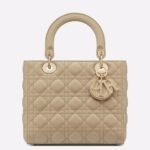 Dior Lady Dior Medium Bag Knockoff in Beige