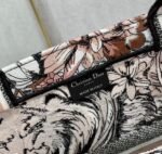 Dior Large Book Tote Bag Faux in Multicolor La Force Embroidery - Image 2