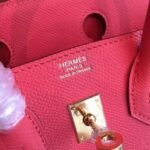 Rose Red Hermes Birkin 25cm AAA Imitation - Image 6