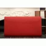 Red AAA fake Hermes Constance wallet - Image 3