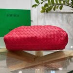 Fake Bottega Veneta Large Pouch Clutch Bag Red - Image 8
