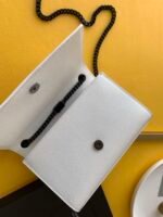 KATE SMALL CHAIN BAG IN GRAIN DE POUDRE EMBOSSED LEATHER - Image 9