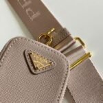 Prada Re-Edition 2005 Shoulder Bag Fake in Taupe - Image 3