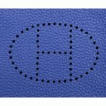 Blue Electric Evelyne II TPM Bag Fake Hermes Small Shoulder Bag - Image 6