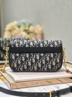Dior 30 Montaigne Avenue Bag Fake in Blue Dior Oblique Jacquard - Image 9
