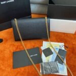 Saint Laurent Kate Medium Tassel Bag Black - Image 6