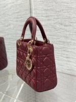 Dior Small Lady Dior My ABCDior Bag Fake in Burgundy - Image 10