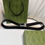 Square G reversible leather belt - Image 9