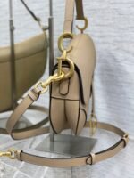 Dior Saddle Bag with Strap Replica in Sand Grained Calfskin - Image 9