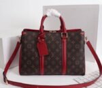 Louis Vuitton Monogram Canvas Soufflot MM Bag In Cerise Red