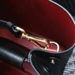 Black Prada Double Medium Tote Bag Imitation - Image 4