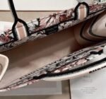 Dior Large Book Tote Bag Faux in Multicolor La Force Embroidery - Image 3