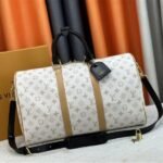 Louis Vuitton Monogram Dune Keepall Bandouliere 45 Travel Bag