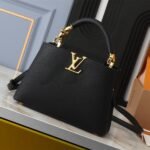 Louis Vuitton Capucines BB Handbag In Black
