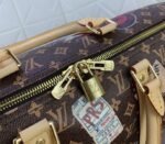 Louis Vuitton Flight Mode Monogram Canvas Keepall Bandouliere 45 Travel Bag - Image 6