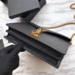 CASSANDRA MONOGRAM CLASP BAG IN OSTRICH - Image 7