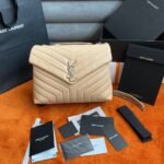 Replica Saint Laurent LouLou Medium Chain Bag Poudre - Image 11