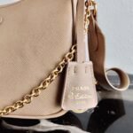 Prada Re-Edition Shoulder Bag Replica in Beige - Image 6