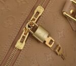 Louis Vuitton Monogram Empreinte Speedy Soft 30 Handbag In Apricot - Image 5