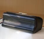 Louis Vuitton Epi Leather Twist MM Bag Black With Jacquard Strap - Image 7