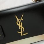 Knockoff Saint Laurent Sunset Medium Top Handle Bag Bicolor Calfskin - Image 5