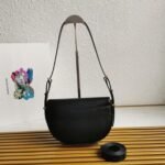 Black Prada Arque Shoulder Bag with Flap Fake - Image 6