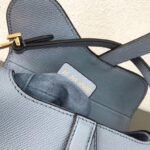 Dior Saddle Bag Knockoff in Sky Blue Grained Calfskin - Image 3