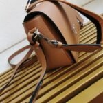 Prada Flap Shoulder Bag Fake in Brown - Image 8