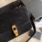 Fake Saint Laurent Le Carre Satchel Bag Black - Image 2