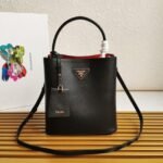 Black Prada Medium Panier Bag Replica - Image 10