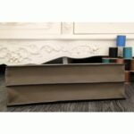 Grey Calf Leather Fake Hermes Kelly Depeche 38cm Briefcase Elegant Bag - Image 6