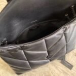 PUFFER SMALL BAG IN QUILTED SUEDE - Image 7