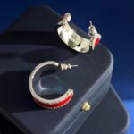 Hermes Hoop Earrings - Image 4