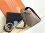 Prada Flap Shoulder Bag Imitation in Grey - Image 8