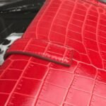 Red fake Hermes Jige Elan 29 clutch bag - Image 5