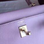 Rose Dragee Swift Replica High Quality Hermes Kelly Retourne 28cm Bag - Image 2