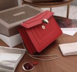 Replica Bvlgari Serpenti Forever Large Shoulder Bag Red Calfskin - Image 3